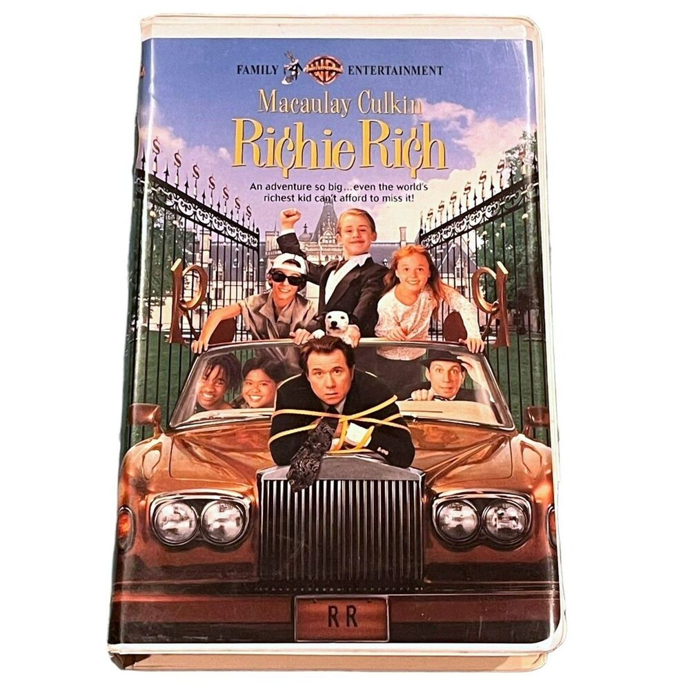 Richie Rich (VHS, 1995) TESTED Tape And Case